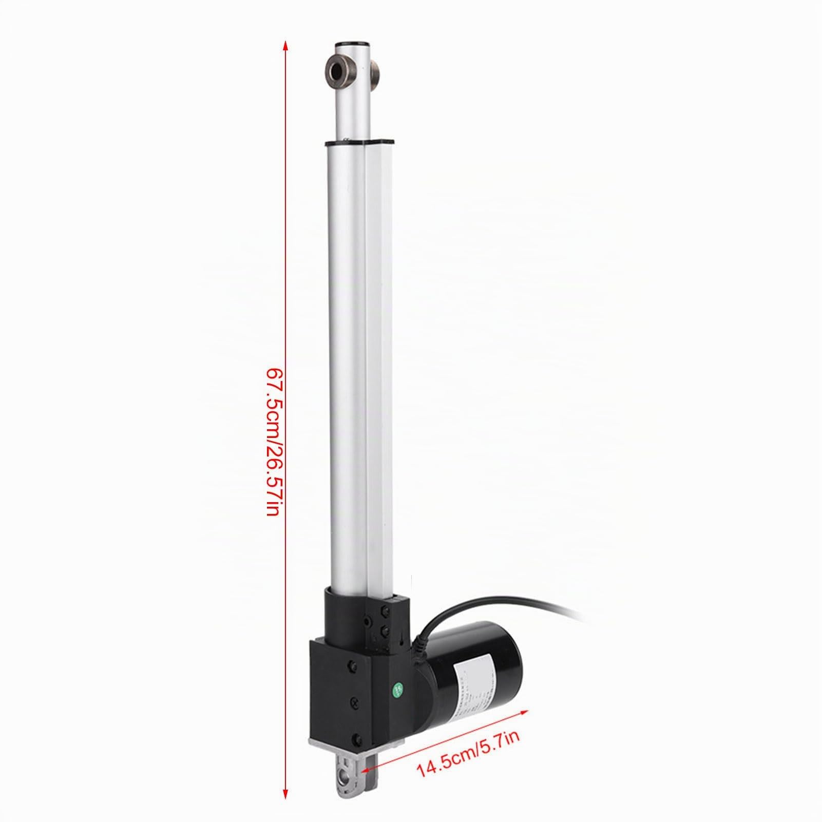Actuador lineal DC 12V 6000N Actuador de putter eléctrico de carrera de elevación de alta potencia para automóvil médico(500mm)