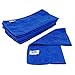 Produktbild 10 Stück Mikrofasertücher 30 x 30 cm blau - Reinigungstücher für Haushalt Auto & Motorrad Pflege Microfasertuch Putztuch