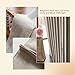 CHEFRU Textured Linen Pinch Pleated 100% Blackout Curtains for Bedroom/Living Room Blackout Curtains 102 Inches Long, Energy Saving Window Treatment Curtains,52Wx102Lx2, Rust Brown