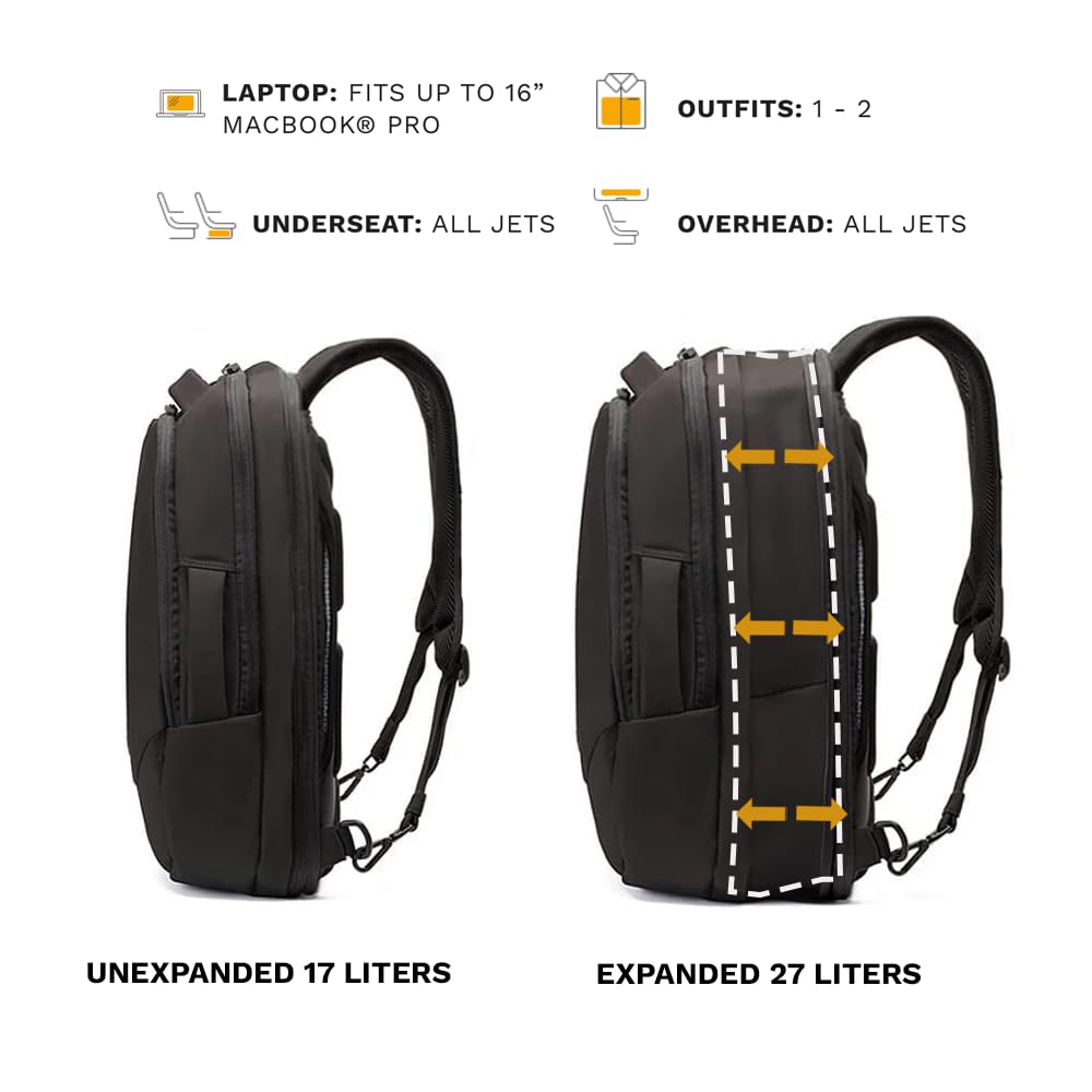 Knack Small Series 2 Laptop Backpack Midnight Black - Dettaglio