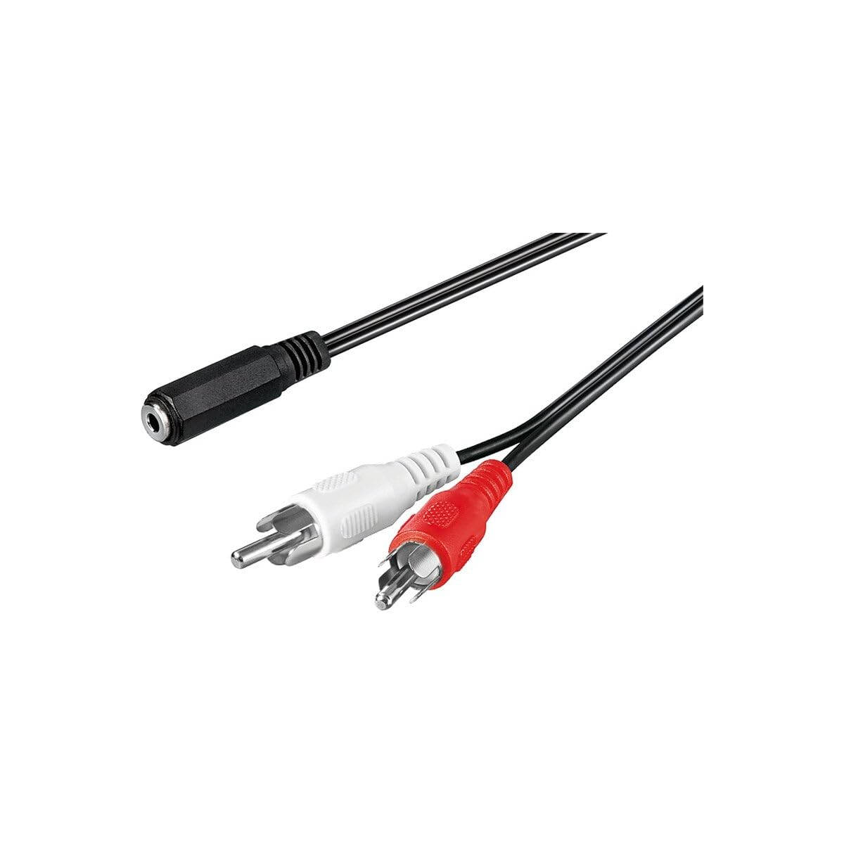 Wentronic 50442-Gb 3.5 Mm Stereo Jack To 2 X Rca Plug Audio Video Cable 4040849504426