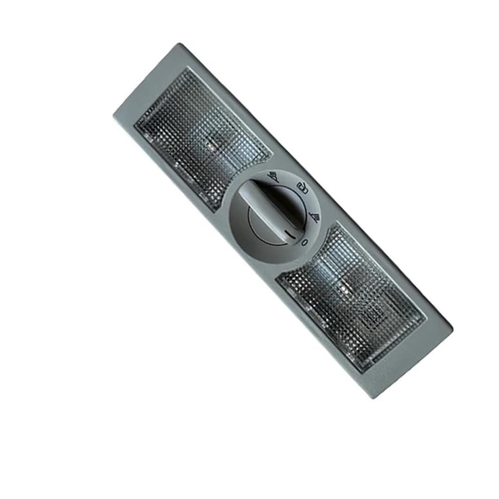 Luz de lectura interior con interruptor suave y carcasa gris resistente para Seat 5