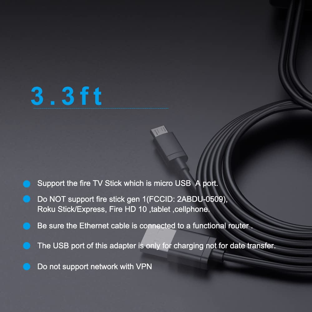 Ethernet Adapter For Fire Tv Stick Google Home Mini Chromecast - Main Image