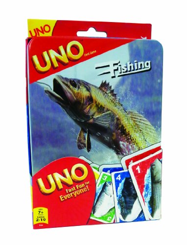 Fishing UNO Tin Card Game