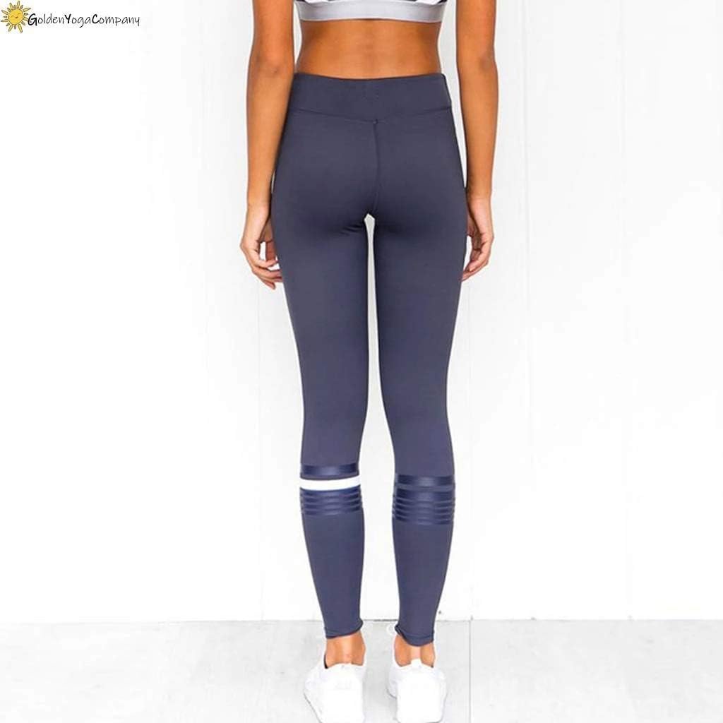 Stripe Yoga Pants High Waist