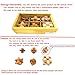Guaishou 6-in-One 3D Luxury Wooden Brain Puzzle Teaser Kongming Lock for Teens and Adults Includes Storage Box