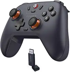 GameSir Nova Lite Wireless Controller – 2.4G & Bluetooth Gamepad for Windows PC, iPhone, Android, Switch & Steam Deck – Hall Effect Triggers, Turbo Function, Rumble Vibration (Space Purple)