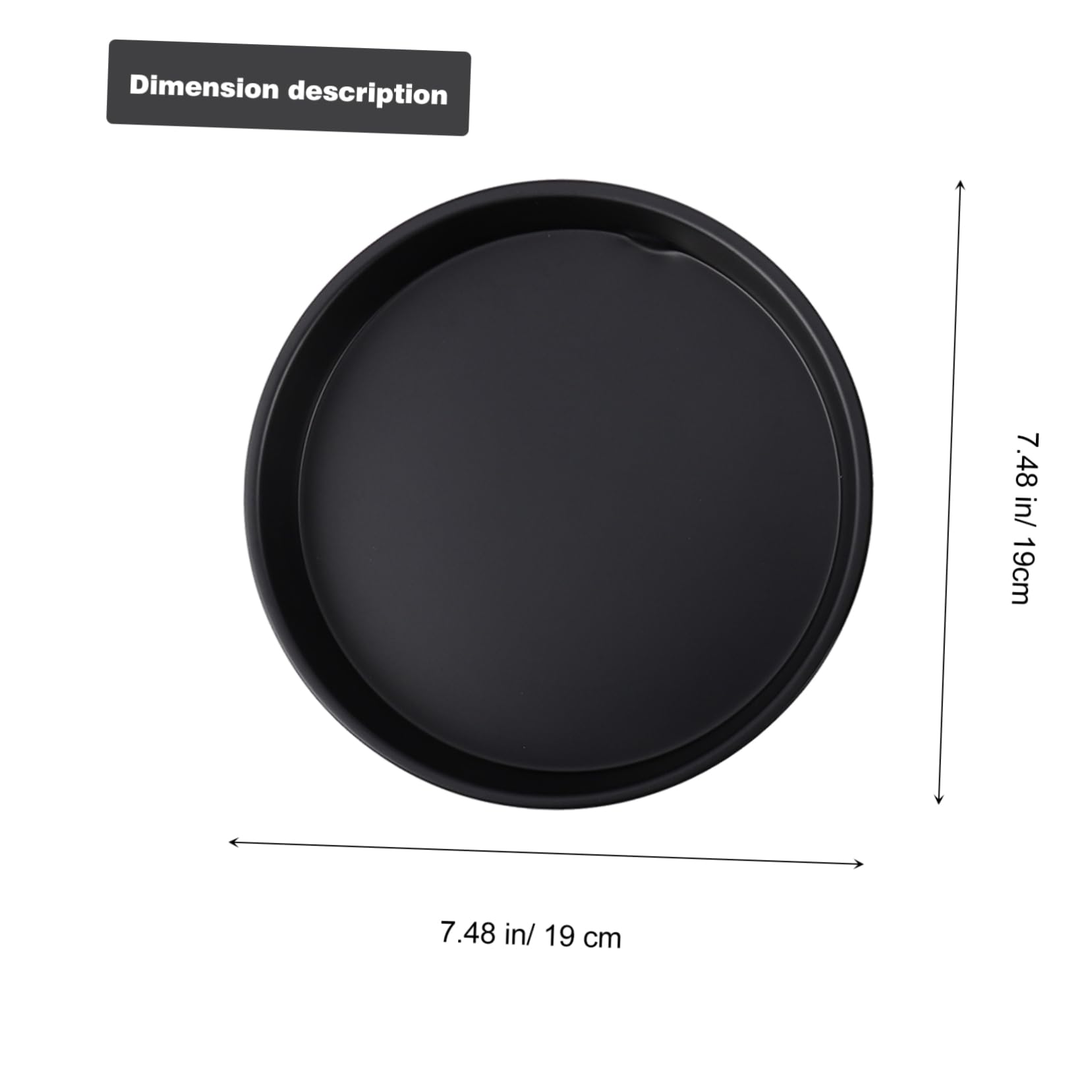 Garneck 1set Air Fryer Accessories Non-stick Cake Baking Pizza Plate Food-grade Kitchen Utensils for Easy Cleaning Dishwasher Safe Baking Tools