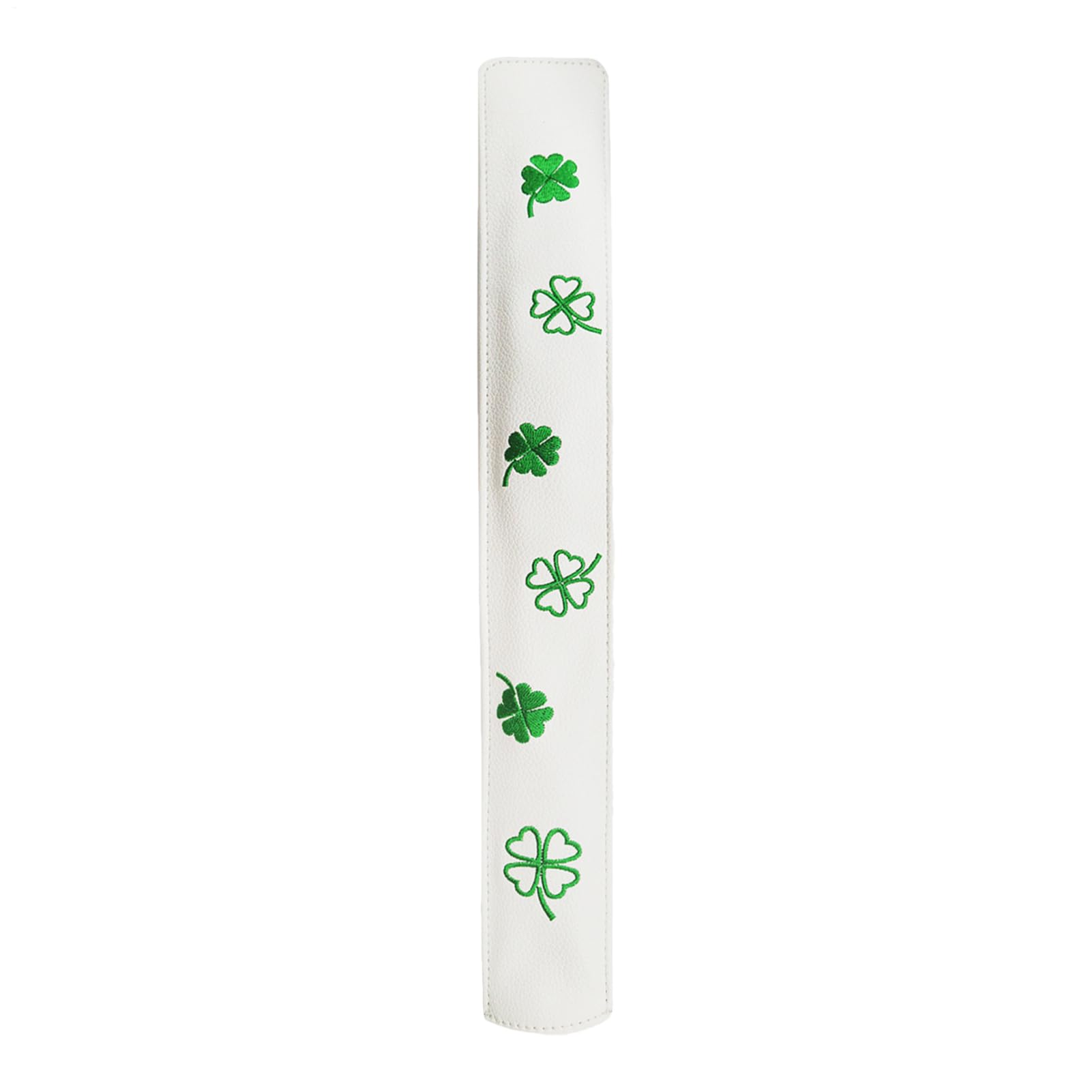 Stick Cover - Golf Gold Guard, PU Leather Mangeave | Design a quadrifoglio fortunato per aste di allineamento, protezione per asse da golf durevole, supporto per attrezzature sportive all'aria aperta