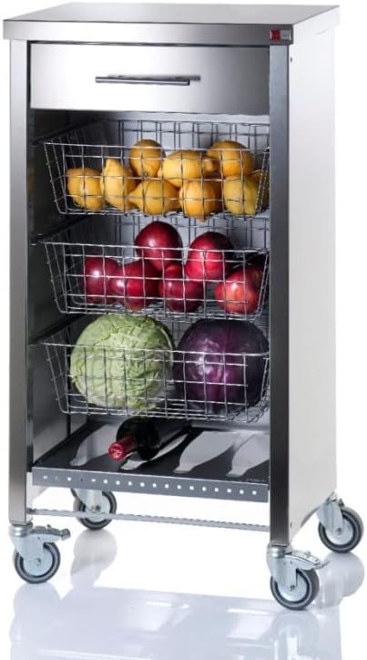 Vegetable Rack in Stainless Steel, Steel Cook