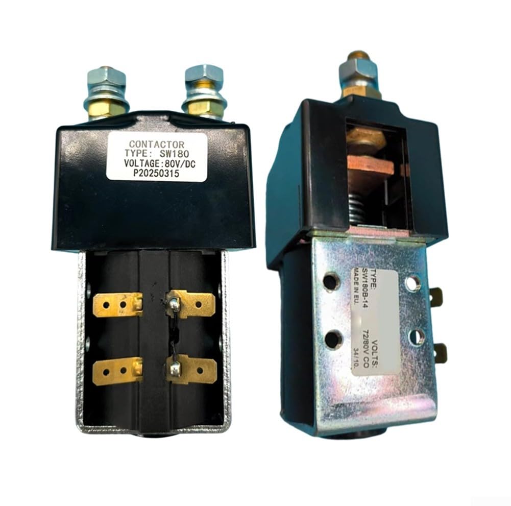 Para Alight SW180B-14 Contactor principal, carcasa de metal 80V para automatización de control de motor, interruptor eléctrico industrial compacto (SW180B 80V)