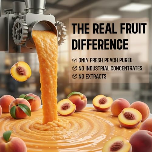 Image of VISTEVIA Sugar Free Peach Iced Tea Syrup,Diabetic And Keto Friendly - Sweetened Naturally With Stevia - Contains Real Peach Puree And Darjeeling Tea,Delicious To Taste,(470m) Serves 25-30 Glasses