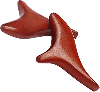 COOLHIYA 2pcs Massage Tools Hand Tools Guasha Scraping Massage Tool Wood Scraping Board Body Scraping Tools Acupuncture Massage Tool Neck Massagers Rosewood Scraper Multifunction