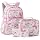 Amazon Essentials Kids School Backpack Set with Lunch Tote and Pencil Case, Multi-Pocket Tear-Resistant Student Daypack, Pink, 3-Piece Set