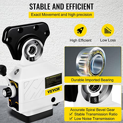 Happybuy Power Feed X-Axis 150 Lbs Torque 0-200 Rpm Power Table For Bridgeport Type Milling Machines #TOP2