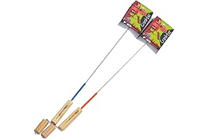 Crank-Eez Fishing Pole Marshmallow Roaster Set - Perfect for Bonfires, Campfires, and Backyard Fun!