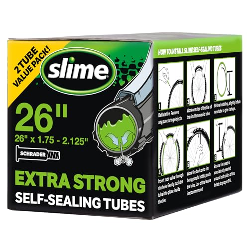 Bike Inner Tube with Slime Puncture Sealant, Extra...