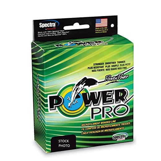 PowerPro Power Pro 21100150500Y Braided Spectra Fiber Fishing Line, 15 Lb/500 yd, Hi-VIS Yellow