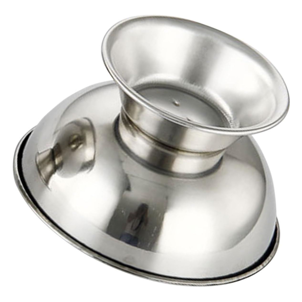 WOFASHPURET Reusable Stainless Steel Shaving Mug Footed Shave Bowl for Men Shaving Soap Tool for Rich Foaming Slip Design Convenient Barber Experience