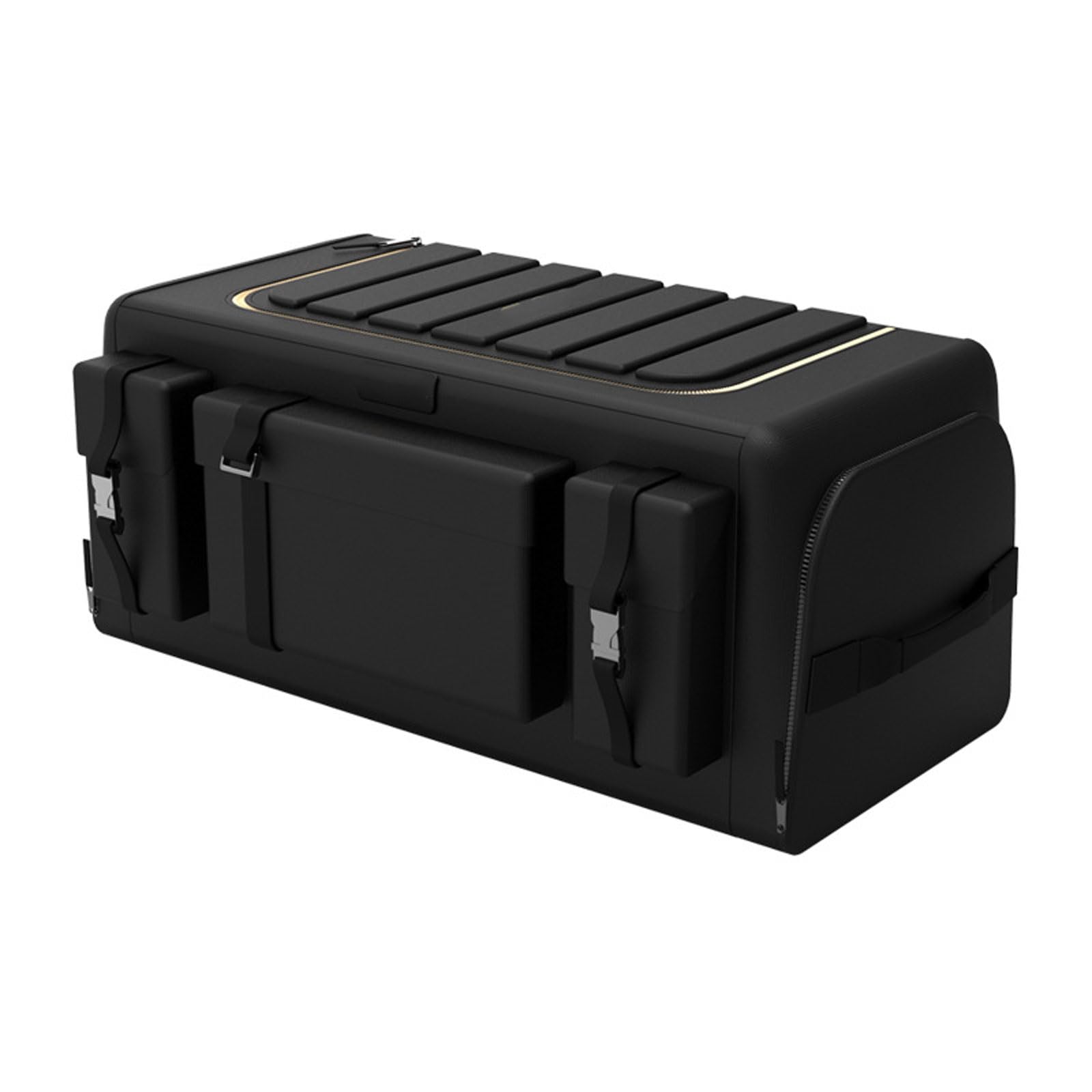 Organizador De Maletero De Coche, Organizador De Maletero Coche Y SUV, Organizador De Maleteros, 70l, Impermeable Y Antideslizante, con Multibolsillo, Negro,70L