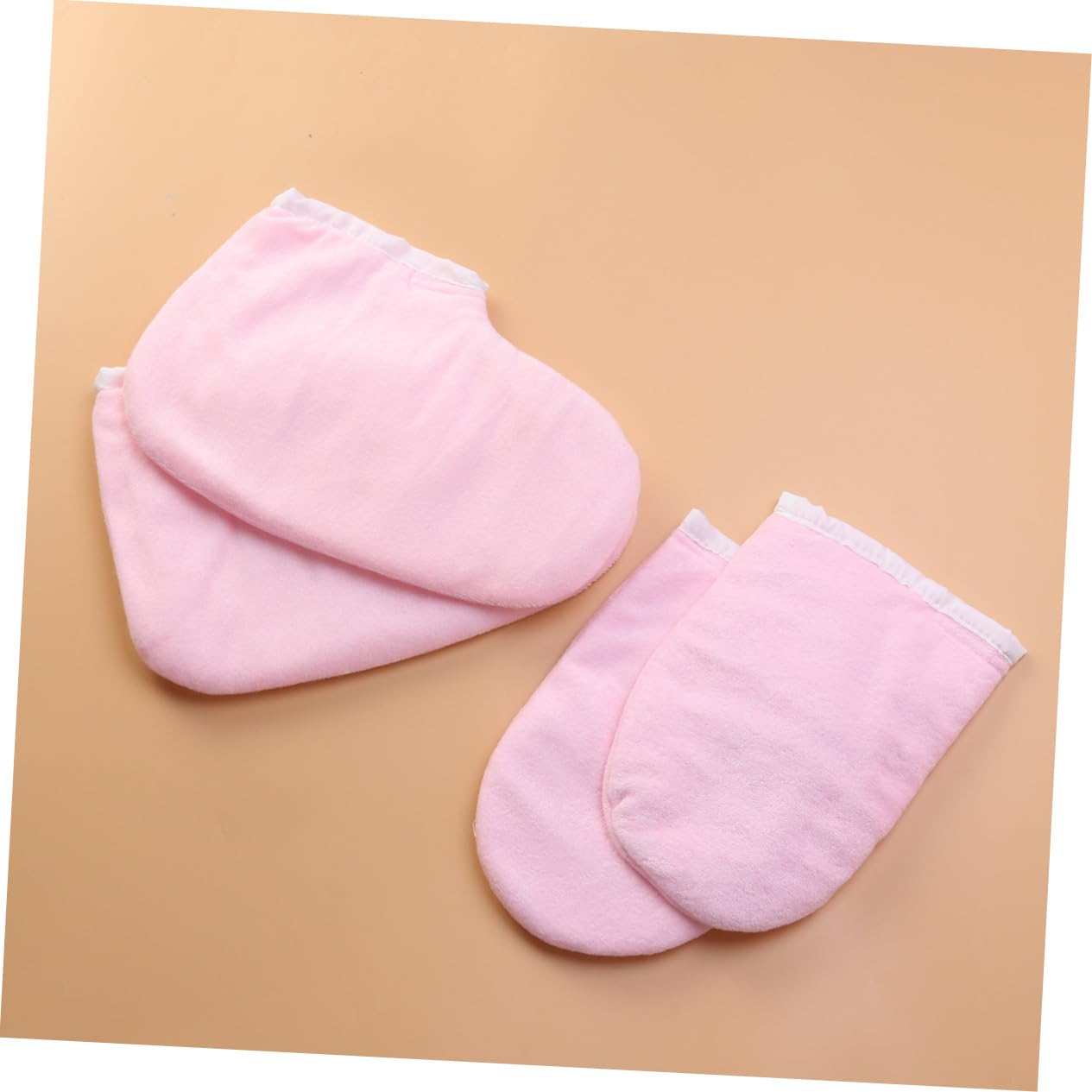 Beavorty 6 Pares Guante Térmico Calentado Mitones Calentadores De Cera De Parafina Guantes De Cera De Parafina Guantes Para Manos Secas Cubierta De Pie De Parafina Producto Spa