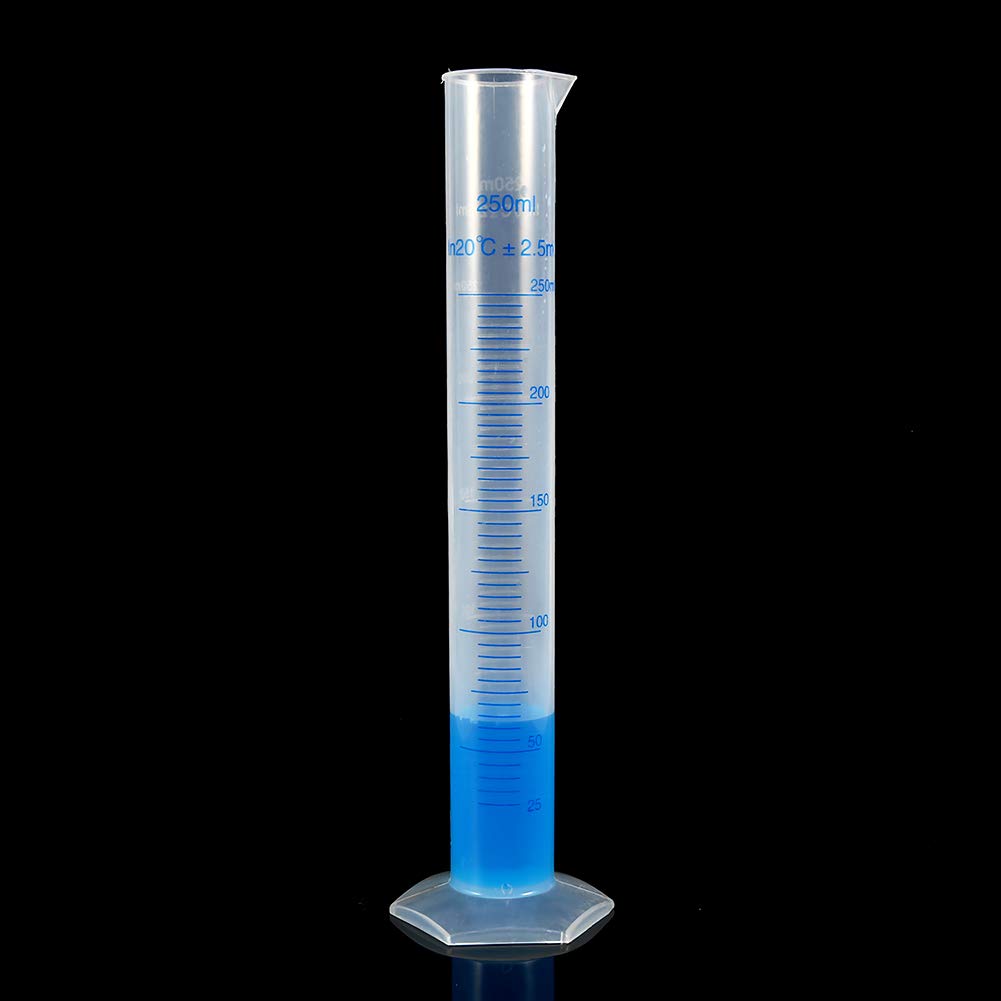 Probeta graduada de plástico 250ml Cilindro medidor