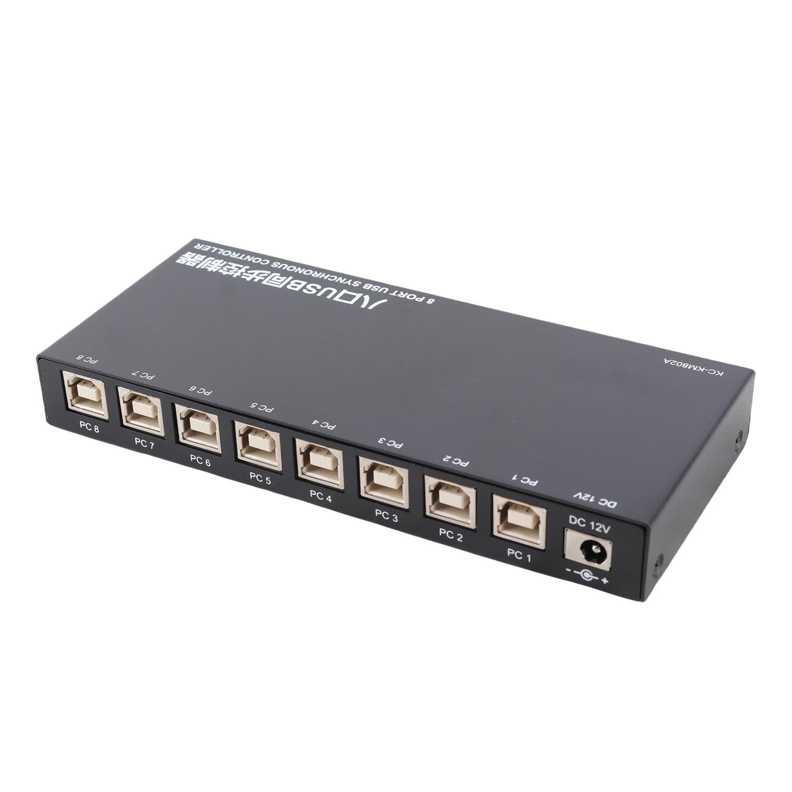 SIXRUN AIMOS 8 Puertos USB Sincronizador KVM Conmutador, Carcasa Metálica