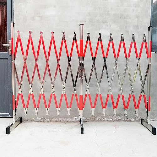 Clôture rétractable en acier inoxydable argenté pour grands espaces - 6