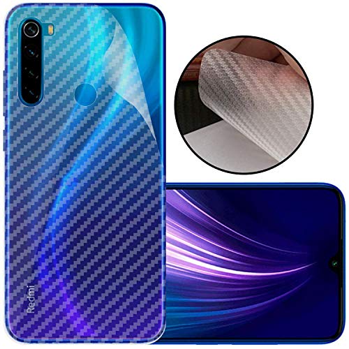Image of Compatible with Redmi Note 8 Back Screen Protective Film Carbon Fiber Skin Transparent Screen Guard Sticker