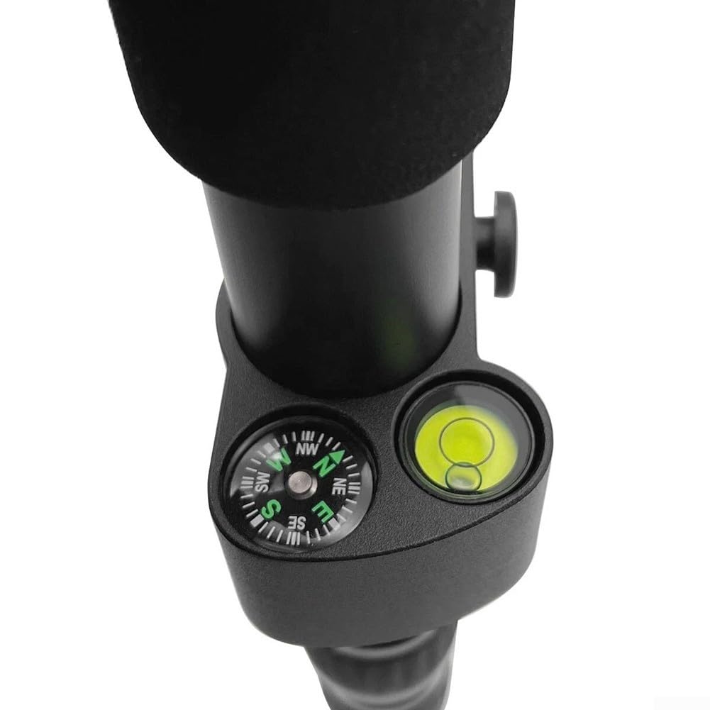 Canne télescopique robuste de 5 m pour arpentage avec embout en acier amovible compatible avec les systèmes GPS et GNSS