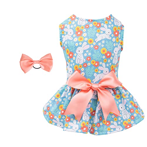Image of CuteBone Dog Mesh Dress Puppy Sundress Pet Outfit Summer Fashion for Small Dogs Girl Cat Clothes