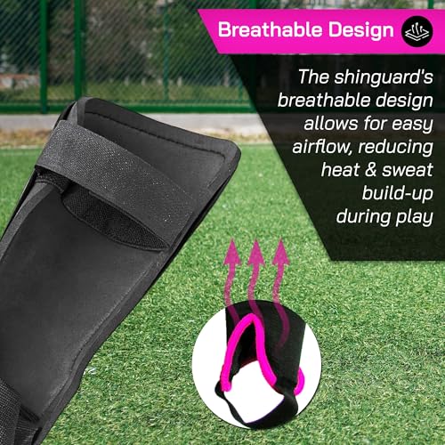 image for Vizari Soccer Shin Guards with Ankle Protection for Kids, Youth & Adul