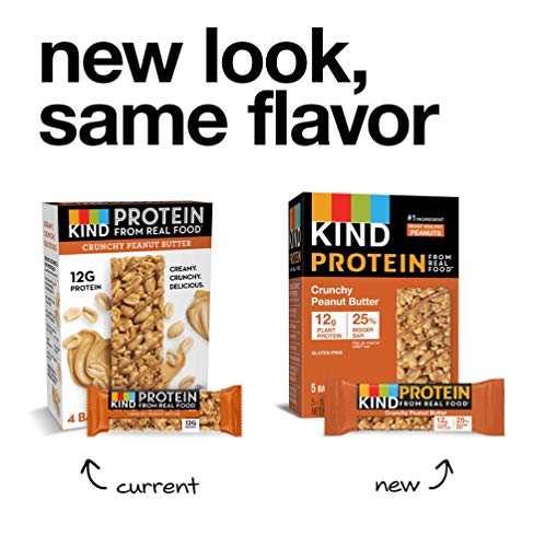 Image of KIND Protein Bars, Crunchy Peanut Butter, Gluten Free, 12g Protein,1.76 Ounce, 20 count