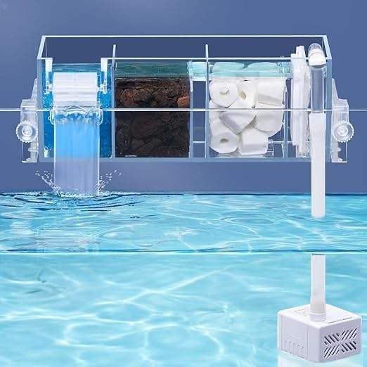 See full amazon price history chart for Multi Layer Aquarium Top Sump Filter with Pump, Filter Pad & Bio Wheel | Transparent Acrylic Aquarium Top Sump Filter (3 Chamber - 25 CM) Multi Layer Aquarium Top Sump Filter with Pump, Filter Pad & Bio Wheel | Transparent Acrylic Aquarium Top Sump Filter (3 Chamber - 25 CM) (B0DFMQC6H7) Amazon Price History, Amazon Price Tracker