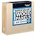 Artlicious 10x10 Super Value Wood Panel Boards for Artist Painting 4 Pack - 1-1/2" Gallery Profile