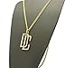 Shiny Jewelers USA MENS NEW ICED OUT DREAM CHASER DC PENDENT BOX,ROPE,CUBAN CHAIN NECKLACE HIP HOP