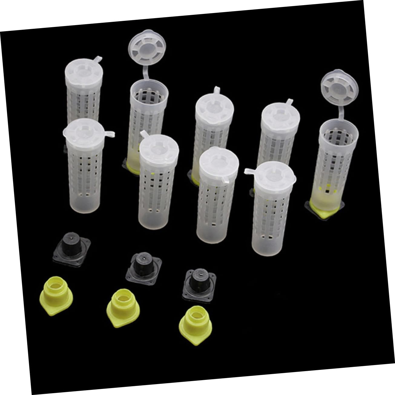 Garneck 4 Set Copertura Per Allevamento Api Protezione Bee Cage Con Design Ventilato Attrezzatura Per Apicoltura E Facile Da Utilizzare Per Apicoltori E Allevamento Delle Api 40 Pezzi * 4