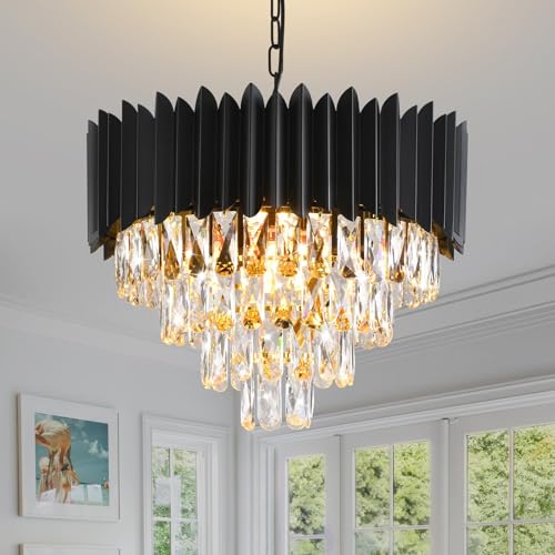 Lustre cristal moderne 7 lumières pour illuminer un salon sombre