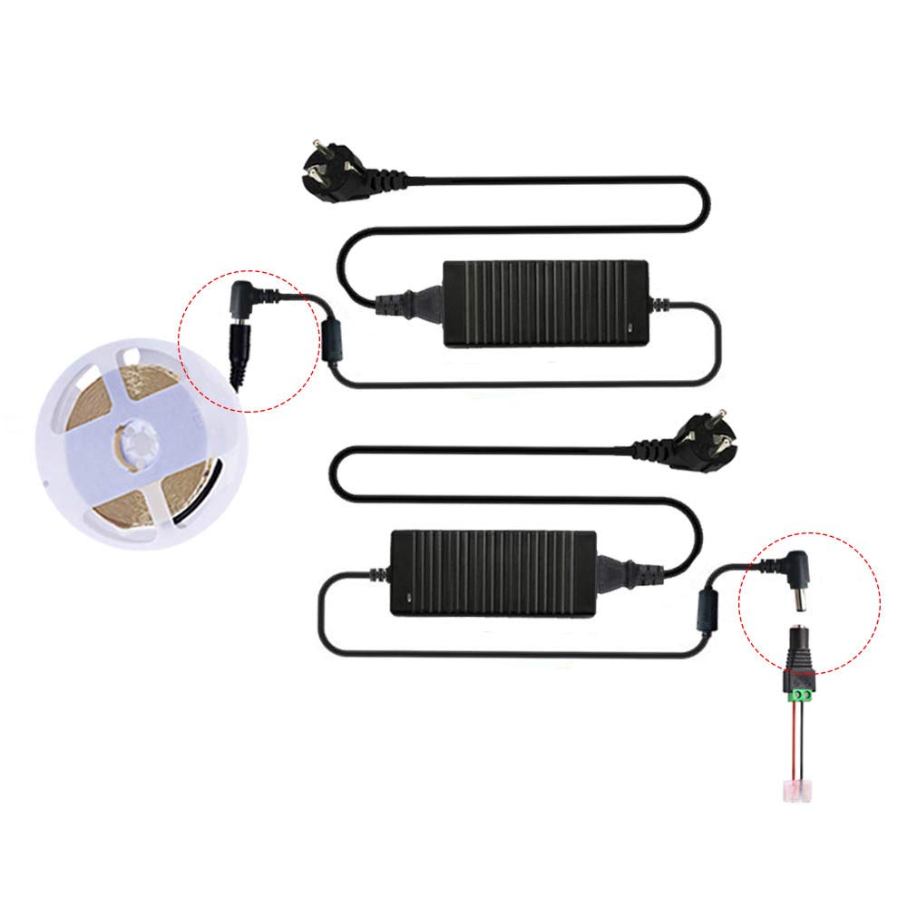 Alimentatore 12V 10A 120W - Trasformatore AC/DC Per Strisce LED, Computer, Fotocamere, Con Spina EU - Foto 7