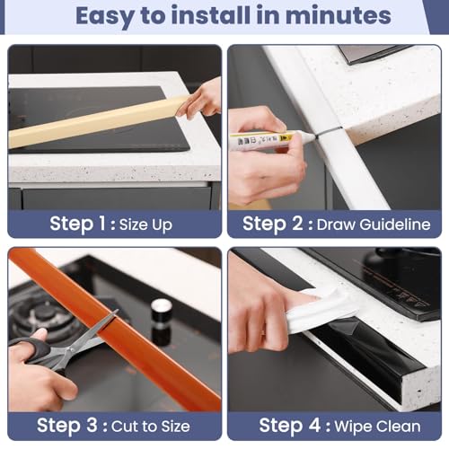 Image of 2PCS Wall Corner Protectors Guards - Self Adhesive Corner Protector & Corner Guards for Walls Edge Protection, Easy to Apply - No Tools Needed(Beige, 35.4 inchx1.18 inch)
