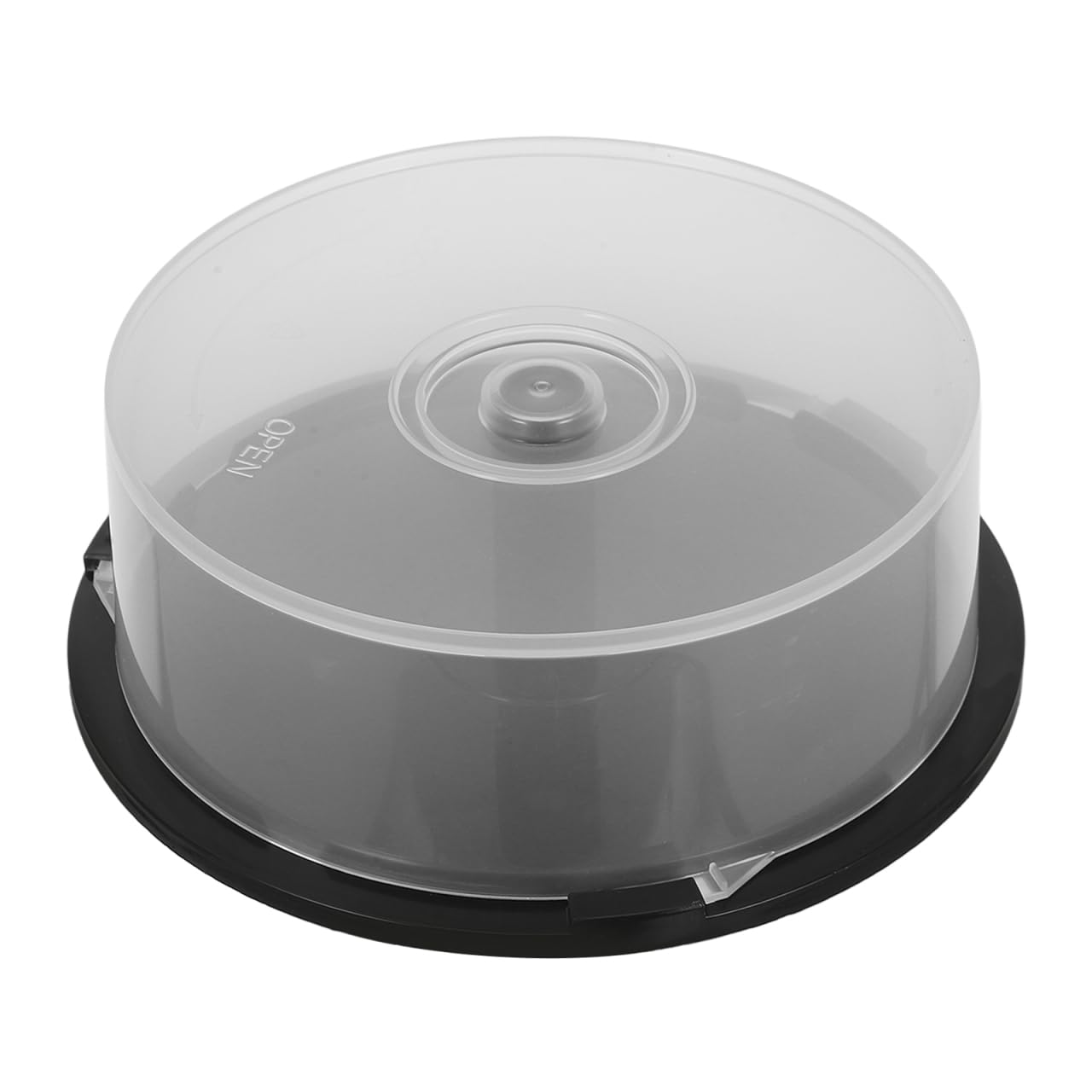 Amazon.com: Ciieeo Empty 25-Disc CD/DVD Cake Box Spindle, Clear
