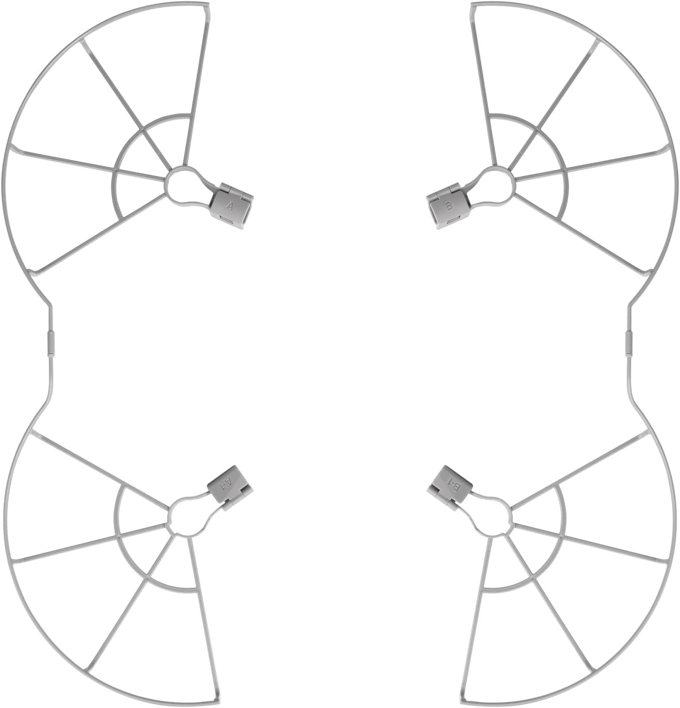 For DJI Air 3 Drone Accessories, Quick Release Propeller Guard Propeller Blades Protector Cover for DJI Air 3 Drone(grey)