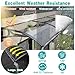 LSPYYDS Window Awning for Door Entrance, Patio Awnings Exterior Aluminum Alloy Bracket with Polycarbonate Cover Easy to Install Front Door Canopy UV/Rain/Snow Protection, Grey/24x24in