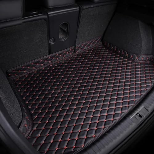 XHORGPZCK para MG HS EHS 2025 PHEV Protector de Maletero, Alfombrilla de Maletero de Cuero Impermeable a Medida, Protector Integral de Alta Resistencia,A