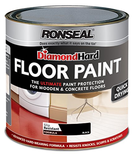 Image of Ronseal Diamond Hard Floor Paint 750ml Black
