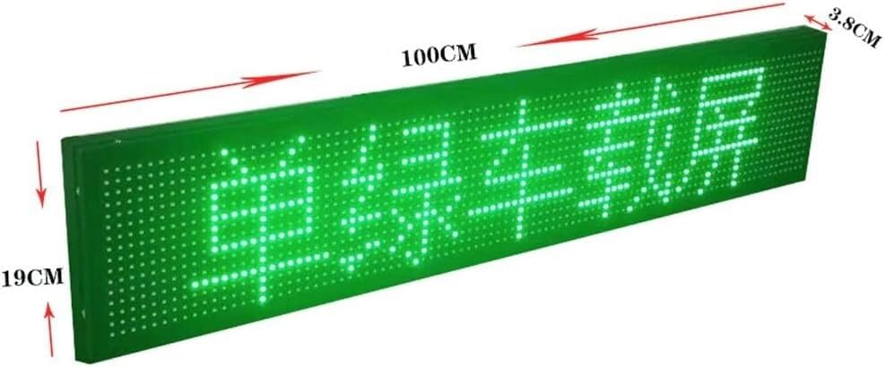 Pantalla publicitaria en ventana trasera LED monocromatica y programable para coche 100cm 2