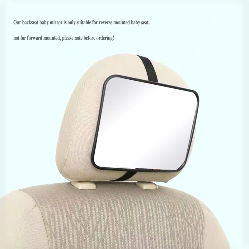 Espejo para Asiento de Coche Espejo retrovisor for Coche Opel Antara 2006-2010, Espejo retrovisor de Seguridad Ajustable irrompible for Asiento Trasero de Coche, Accesorios for Coche(A)