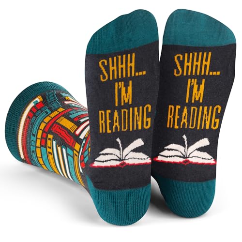 Shhh I'm Reading Book Socks