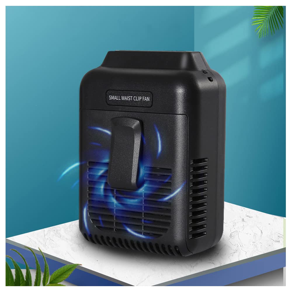 Antpower Personal Fan Portable Fan Rechargeable Waist Fan for Worker Body Cooling Fan Hand Free Personal Fan Wearable Cooler Fan for Travel Work Outdoor Office (8000mAh)