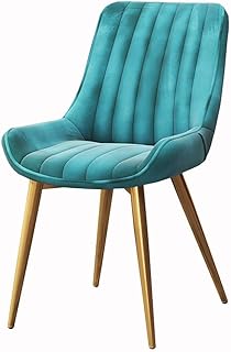 Anac Silla Moderna con Acento Oficina en el hogar Silla de recepción Sillas tapizadas de Ocio de Mediados de Siglo for Sala de Estar Habitación con Cama (Color : Blue)